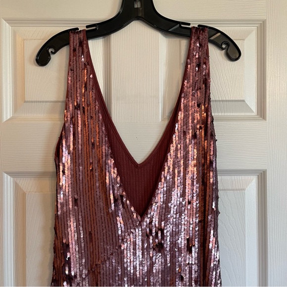 Free People Sequin Mini Dress - Picture 9 of 11